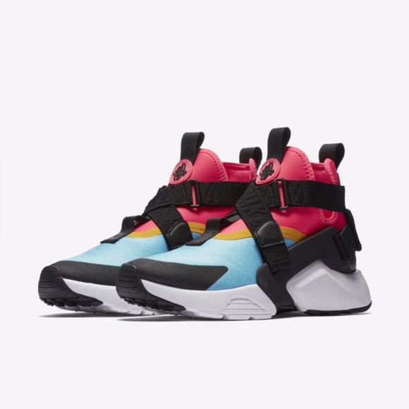 Rainbow Huarache Basketball Shoes Men's Shoes Nike Air Flight